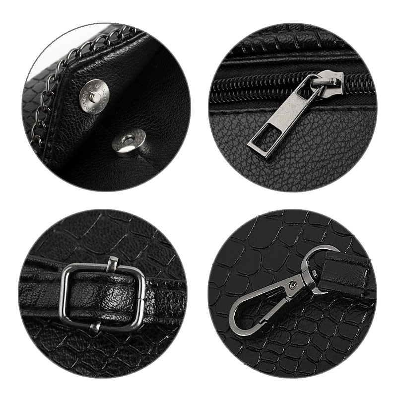 High-Quality Alligator Chain Handbag – Fashionable Women’s Accessory