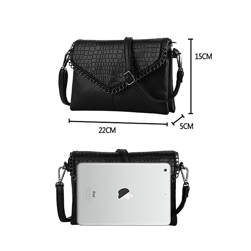 High-Quality Alligator Chain Handbag – Fashionable Women’s Accessory