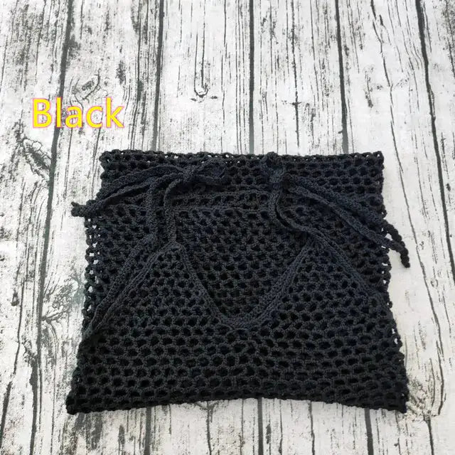 4 Color Summer Sleeveless Crochet Beach Dress - HCDSHOP