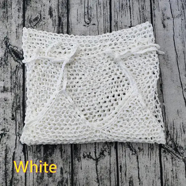 4 Color Summer Sleeveless Crochet Beach Dress - HCDSHOP