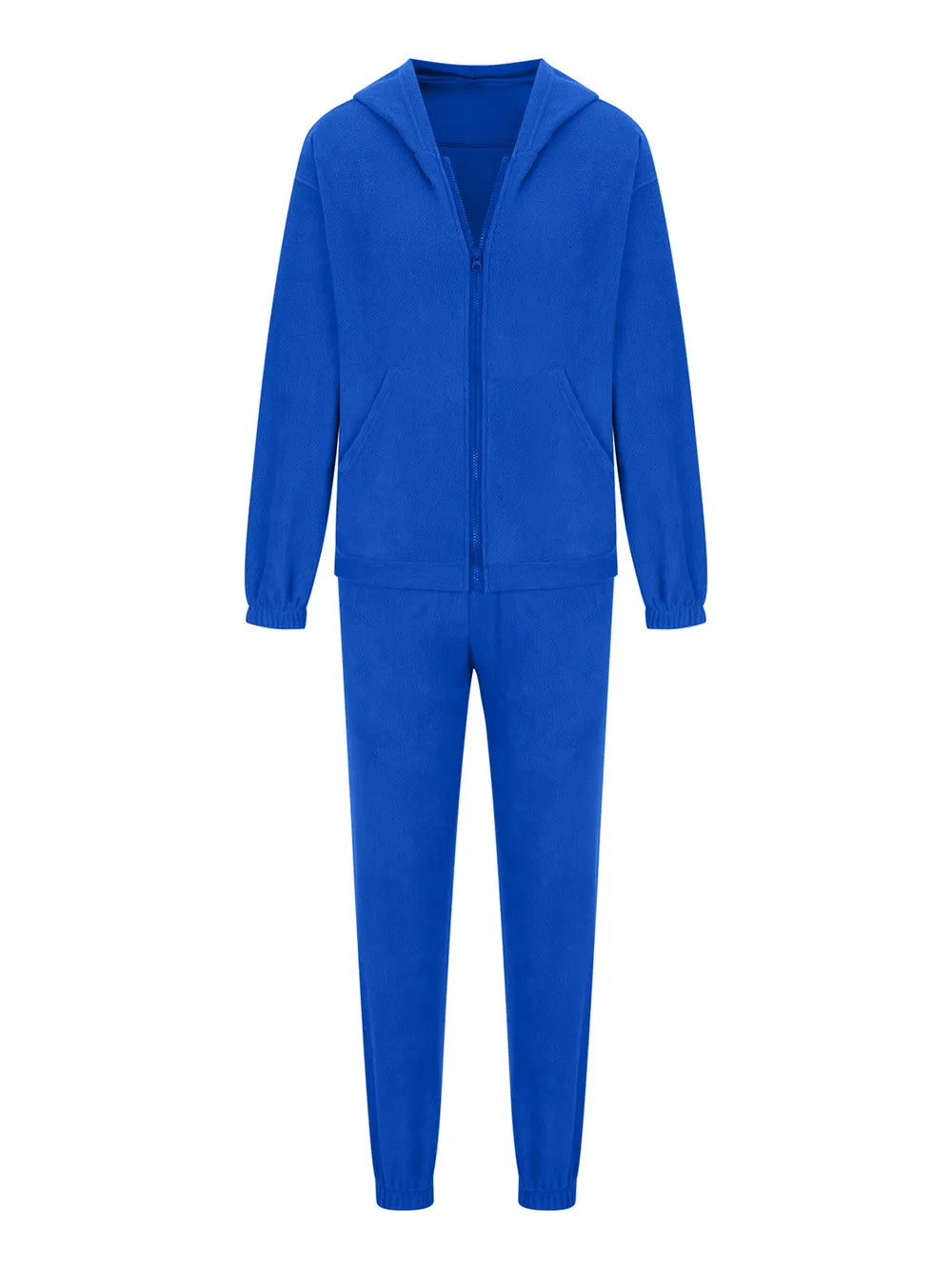 Zip Up Long Sleeve Hoodie and Joggers Set