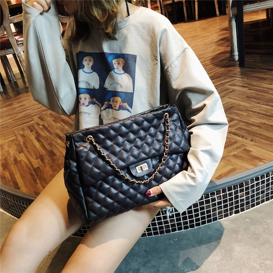 High Quality Women Pu Leather Shoulder Bag Fashion Designer Ladies Messenger Bags New Luxury Female Large Capacity Crossbody Bag