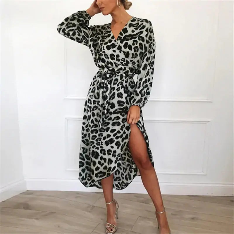Leopard Dress - HCDSHOP